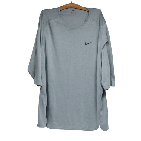 NIKE Activewear Men's Big & Tall 3X Gray Pullover T-Shirt Workout Gear - Picture 1 of 3